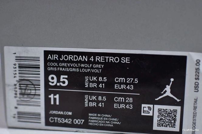 4 Neon Jordan Air SE CT5342-007 0820
